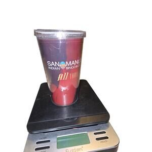 Vintage San Manuel Indian Bingo & Casino Souvenir Cups with Lids